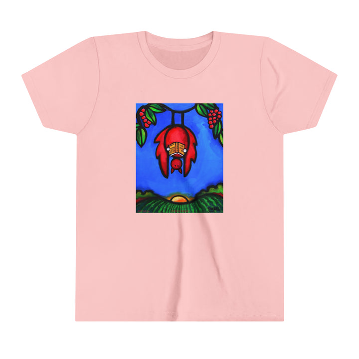Bat Reading The Sun Also Rises Youth Short Sleeve Tee