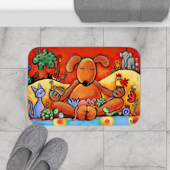 Doggie Lama | Plush Bath Mat