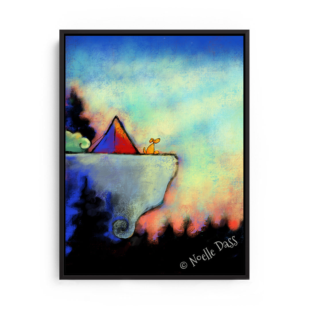 Bliss Canvas / 11x14 / Black Floating Frame