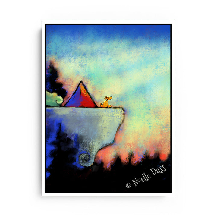 Bliss Canvas / 11x14 / White Floating Frame