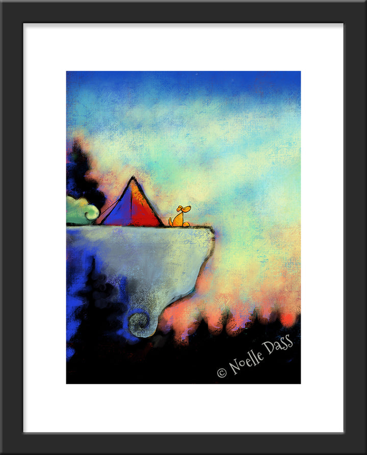 Bliss Paper / 11x14 with white border/image is 8x10 / Black Frame