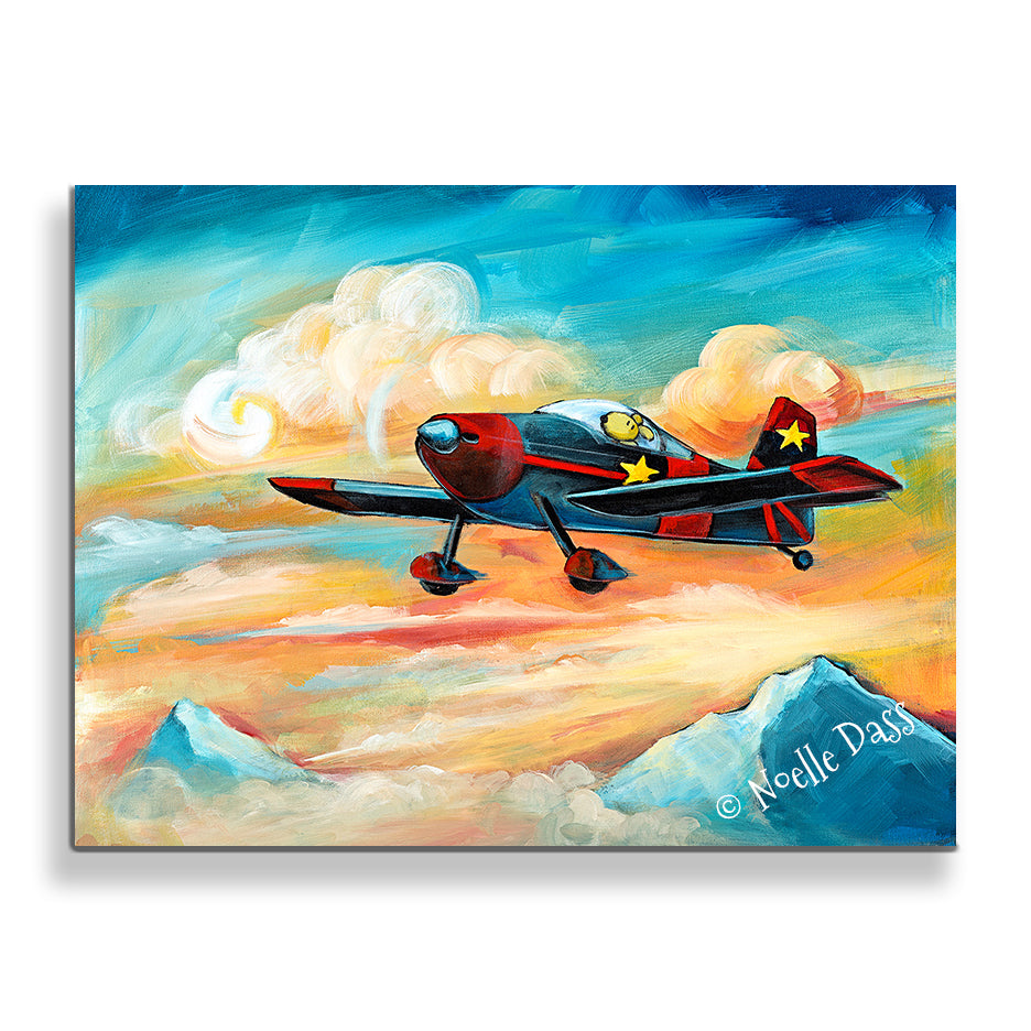 Flying Dreams | Pilot Dog | Vans RV6 Canvas / 11x14 / Unframed