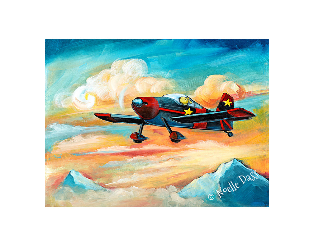 Flying Dreams | Pilot Dog | Vans RV6 Paper / 11x14 with white border/image is 8x10 / Unframed