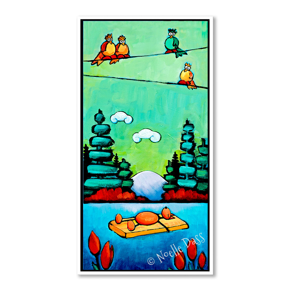 It doesn't get any better than this! Canvas / 15x30 / White Floating Frame