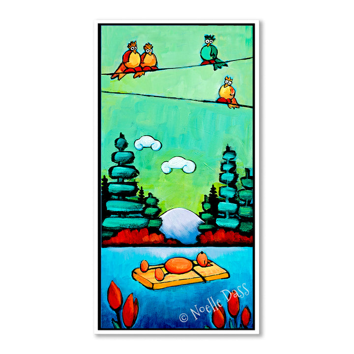 It doesn't get any better than this! Canvas / 15x30 / White Floating Frame