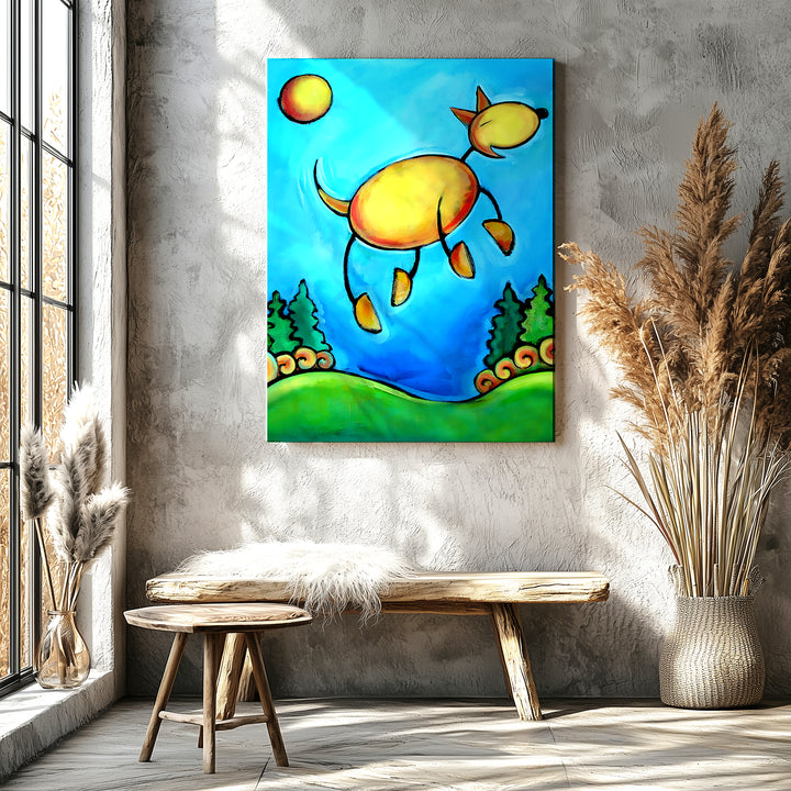 The Joy of Dog Paper / 16x20 / Unframed