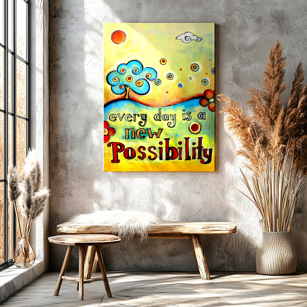 Every Day is a New Possibility Paper / 16x20 / Unframed