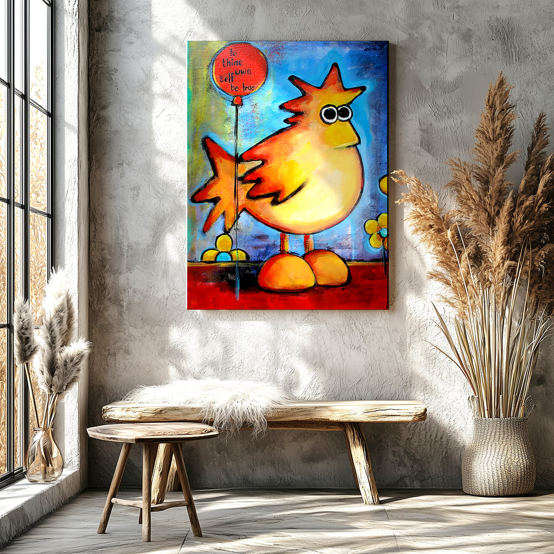 Chickenspeare Paper / 16x20 / Unframed