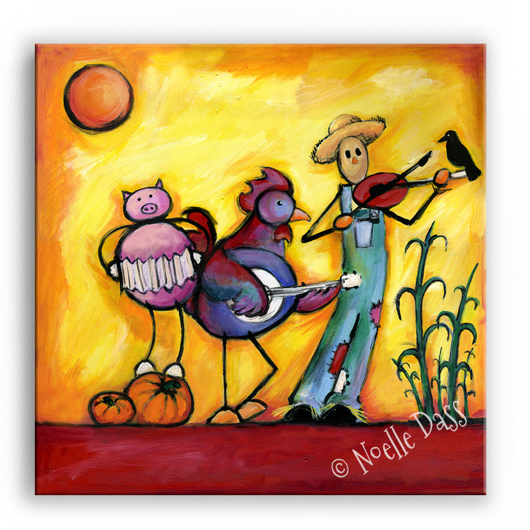 Fall Celebration Canvas / 30x30 / Unframed