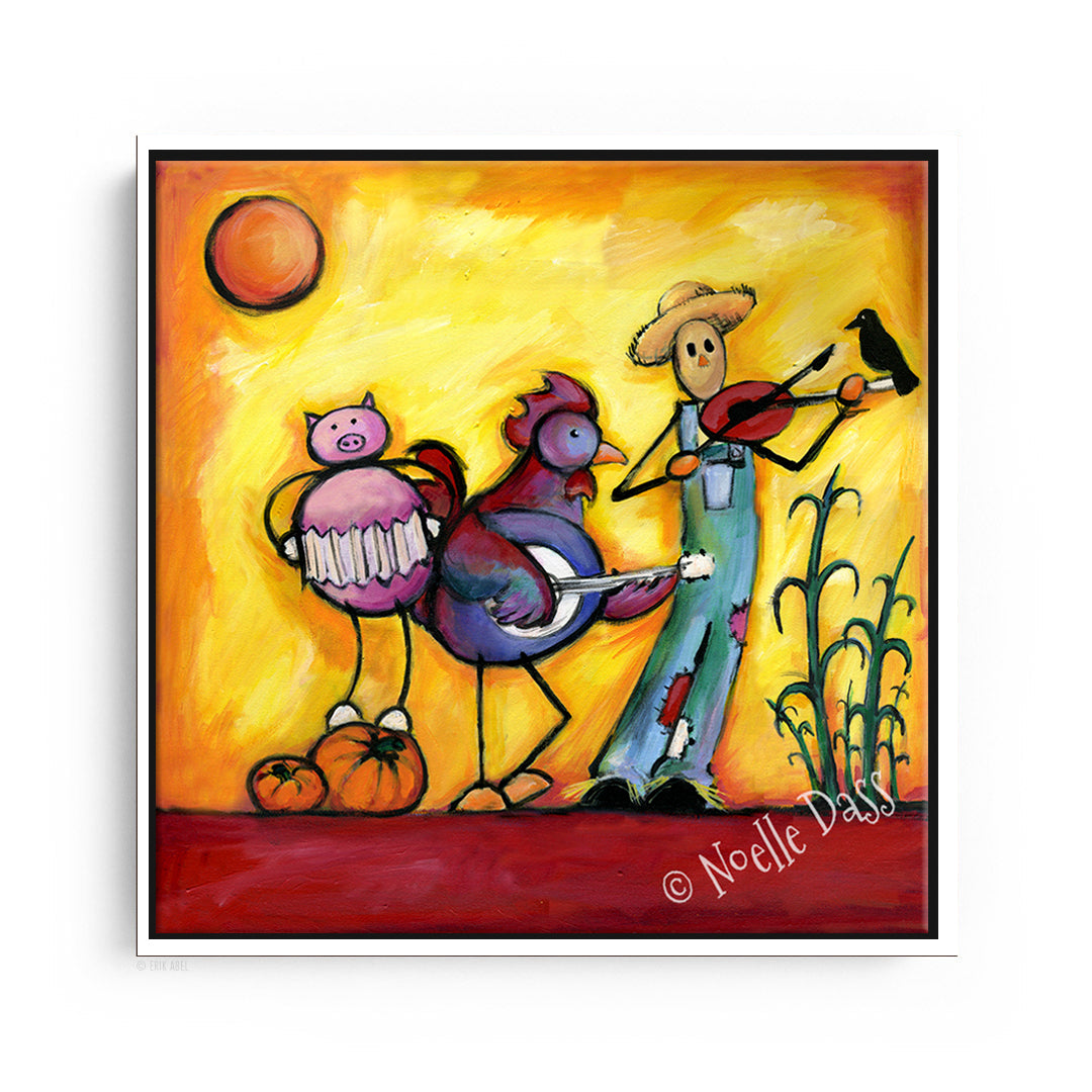 Fall Celebration Canvas / 30x30 / White Floating Frame