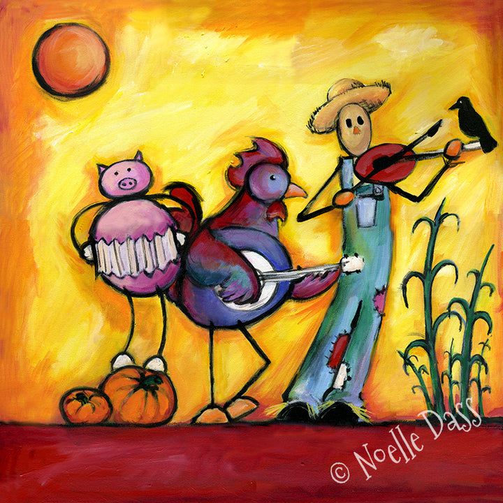 Fall Celebration Paper / 14x14 / Unframed