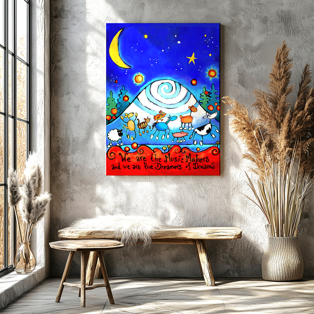 We are the Music Makers Paper / 16x20 / Unframed