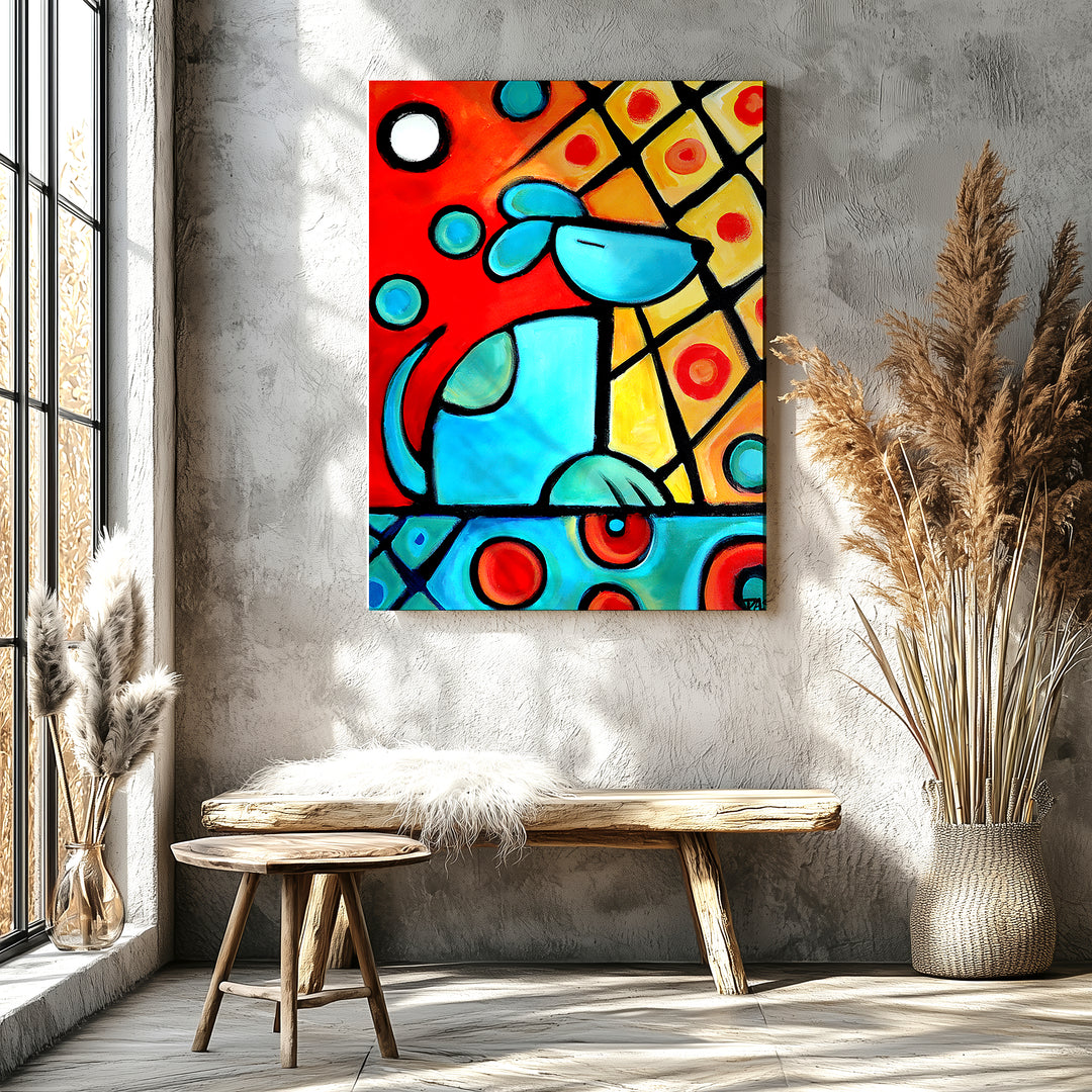 Picasso's Dog Paper / 16x20 / Unframed