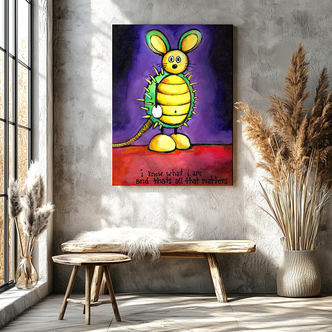 I know what I am and thats all that matters! Paper / 16x20 / Unframed