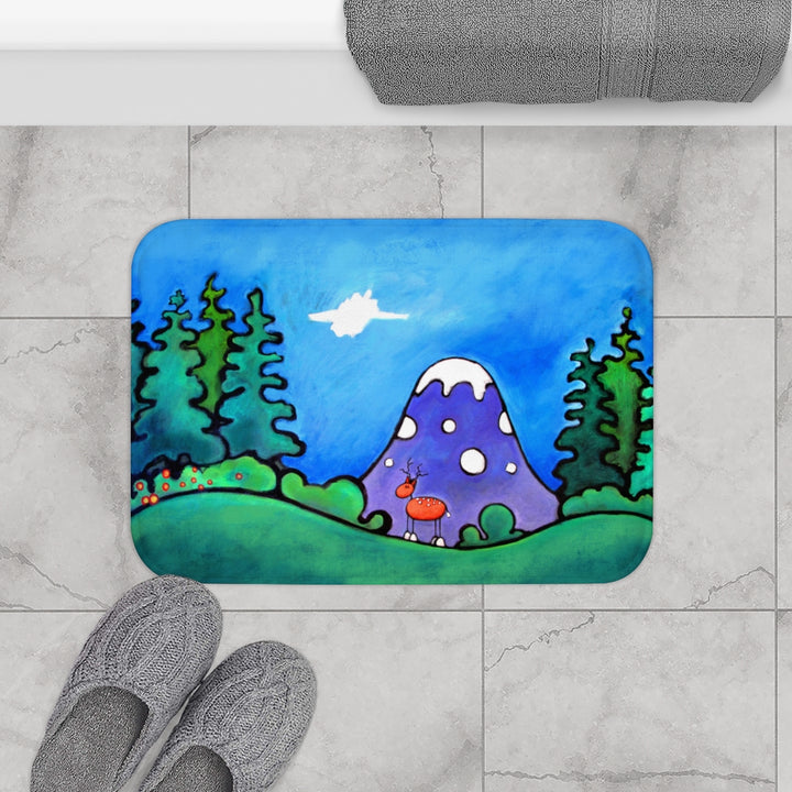 Mountain View Plush Bath Mat