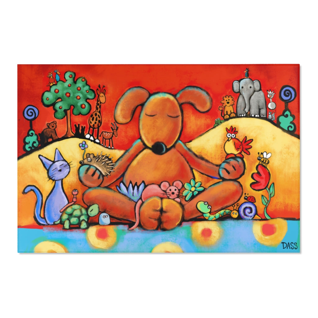 Chenille Area Rugs | Doggie Lama