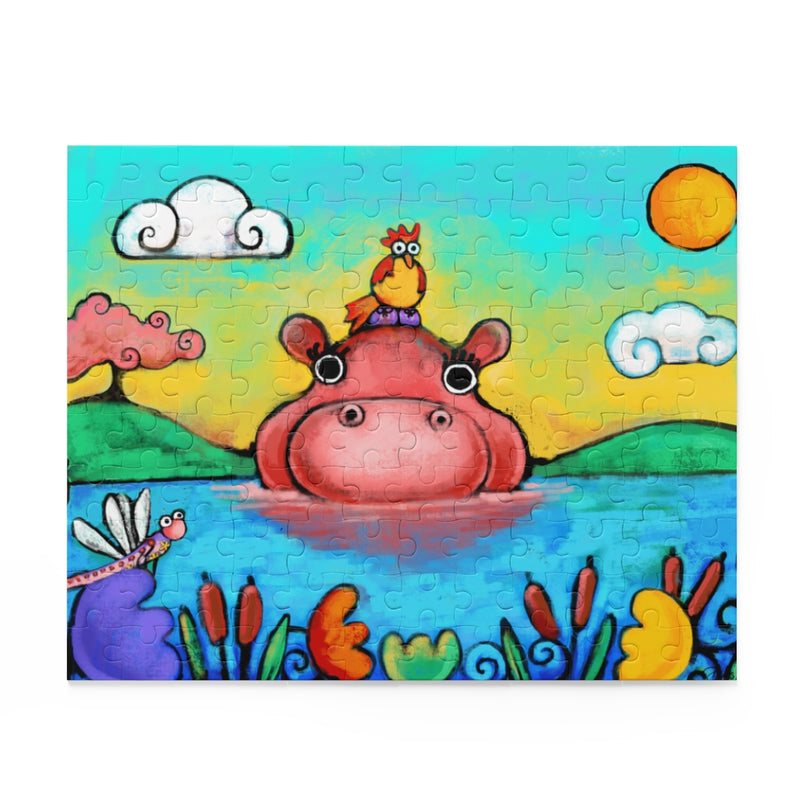Hippo and Friends Puzzle (120, 252, 500-Piece)