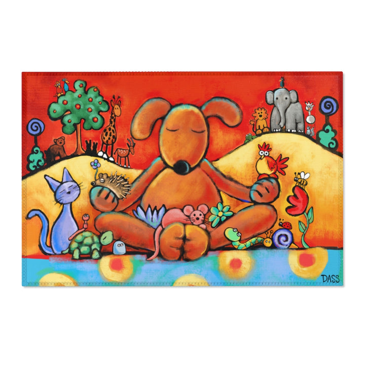 Chenille Area Rugs | Doggie Lama