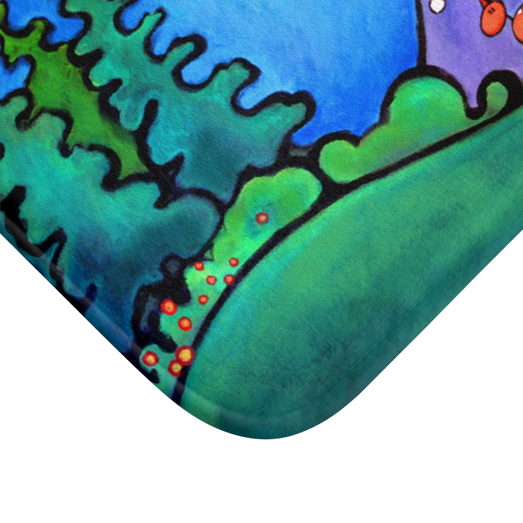 Mountain View Plush Bath Mat