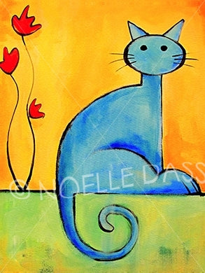 Custom digital paintings with your pets | printed on canvas | ready to hang | Free shipping