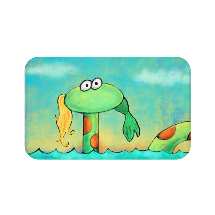 Mermaid What Mermaid Sea monster Plush Bath Mat