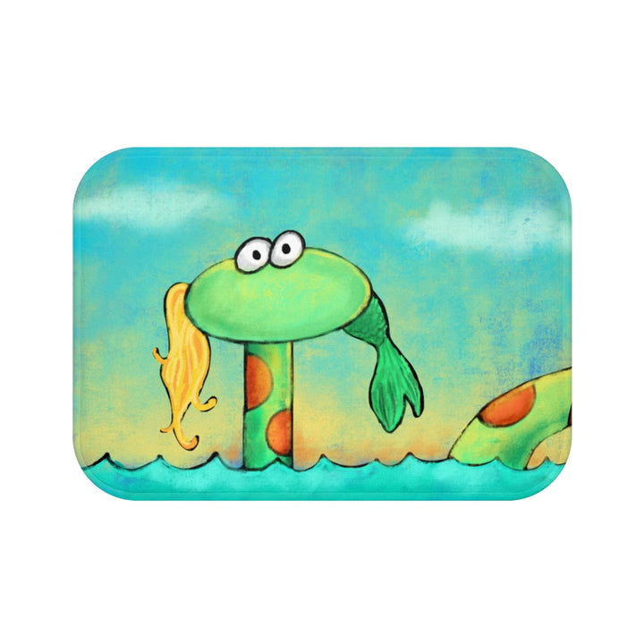 Mermaid What Mermaid Sea monster Plush Bath Mat