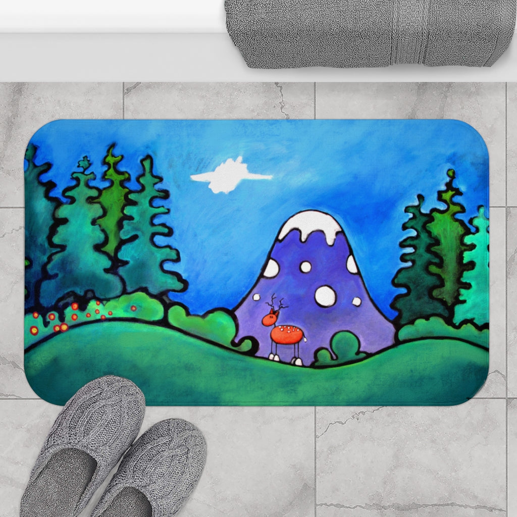 Mountain View Plush Bath Mat