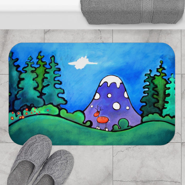 Mountain View Plush Bath Mat