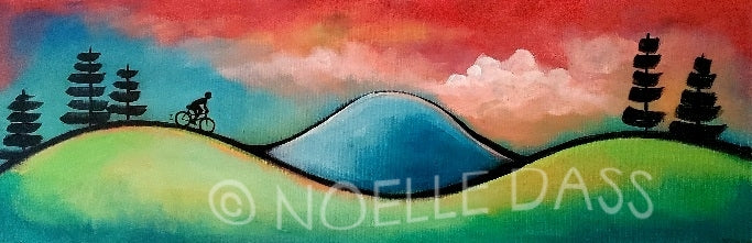 Original: The Joy of Biking 12x36