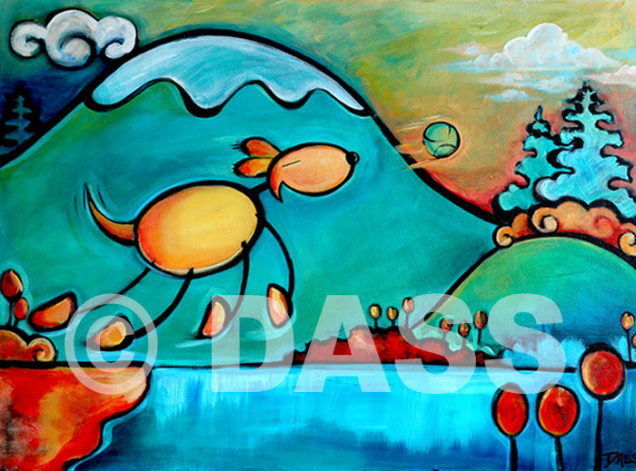 Custom digital paintings with your pets | printed on canvas | ready to hang | Free shipping