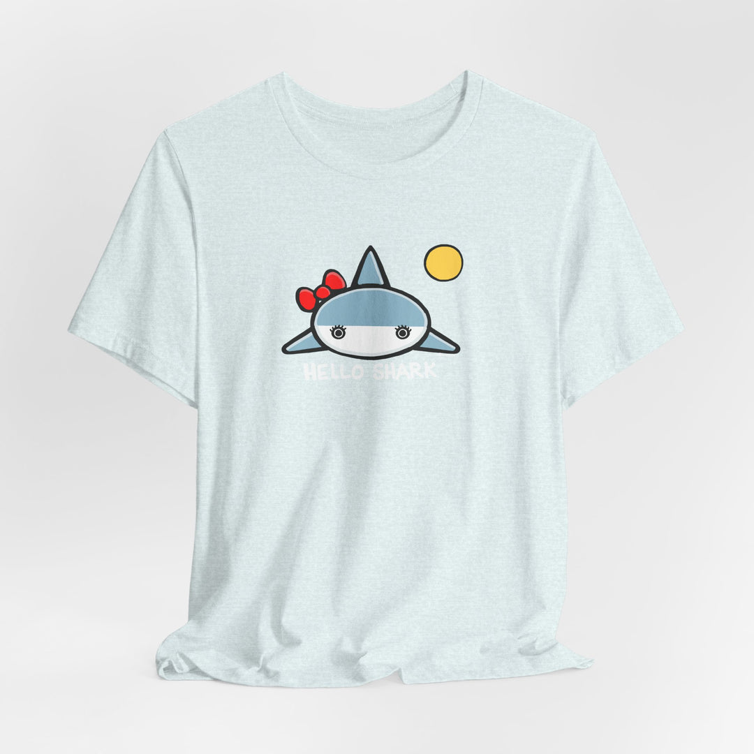 Hello Shark Unisex Soft Cotton T-Shirt