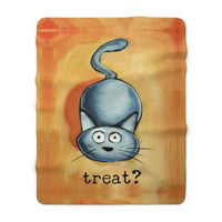 Cat Treat? Sherpa Fleece Blanket