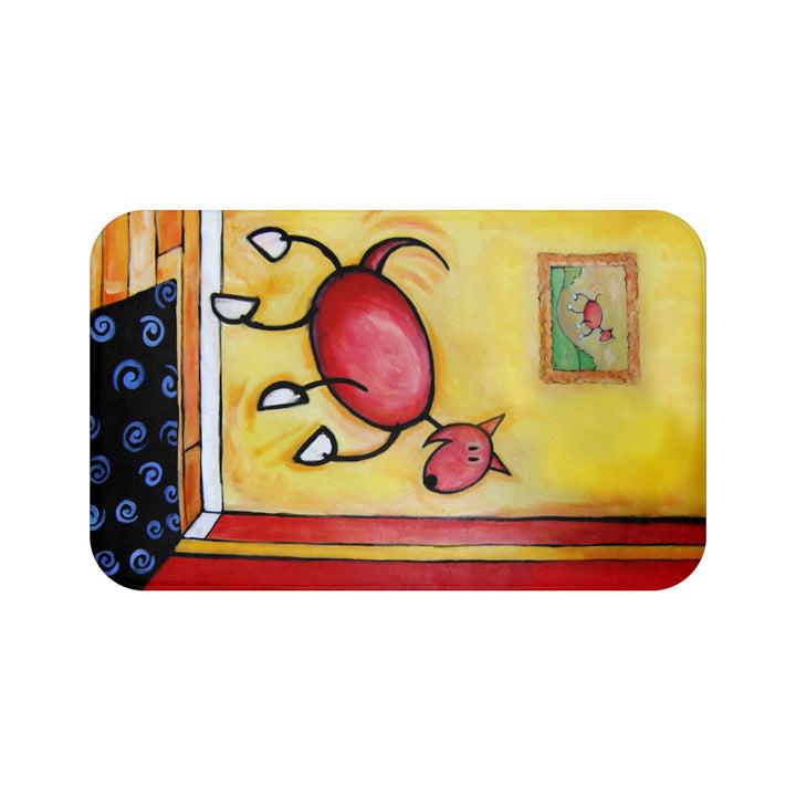 The Joy of Homecoming Plush Bath Mat