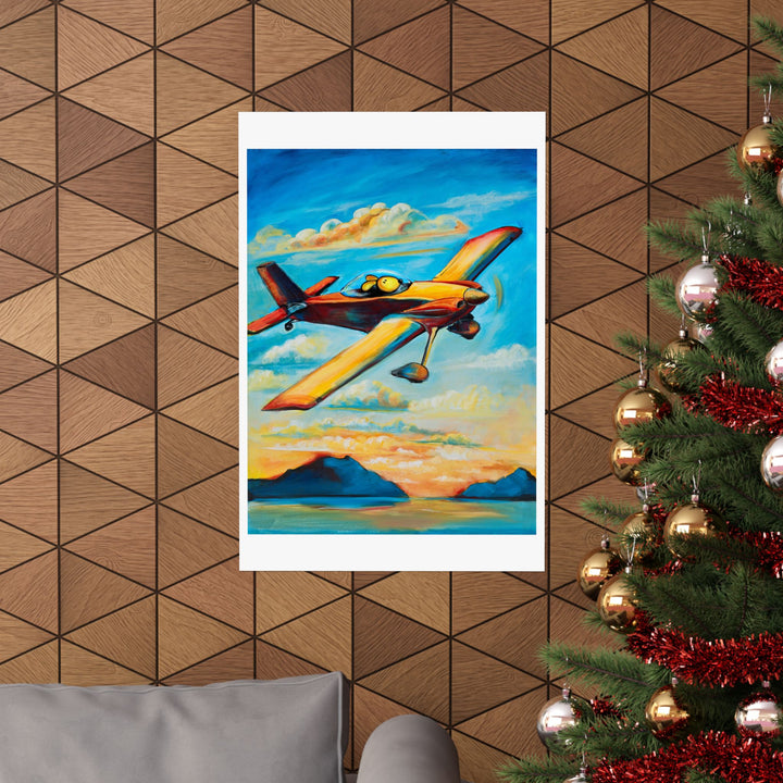 RV4 Pilot Dog Premium Matte vertical posters