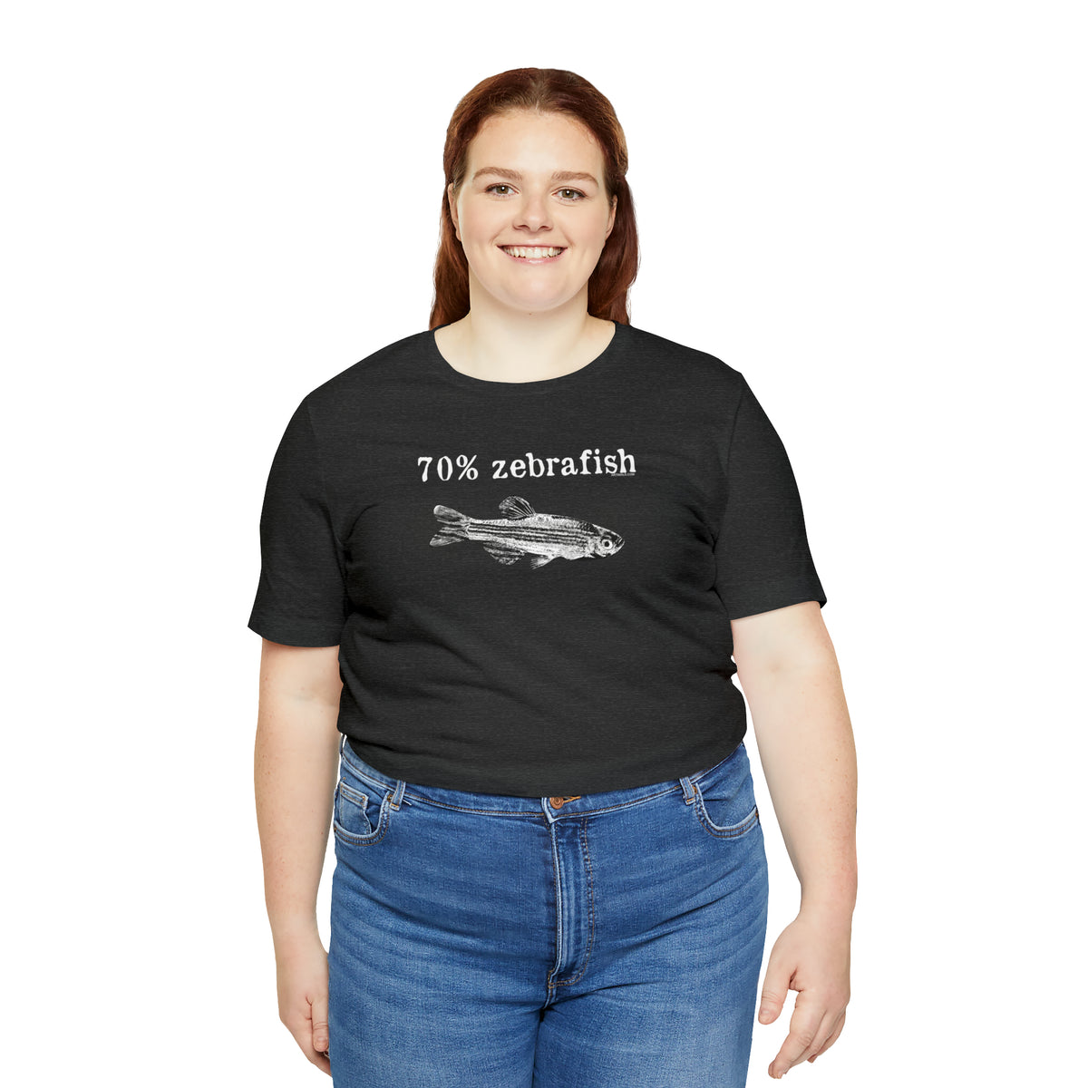 70% zebrafish unisex t-shirt