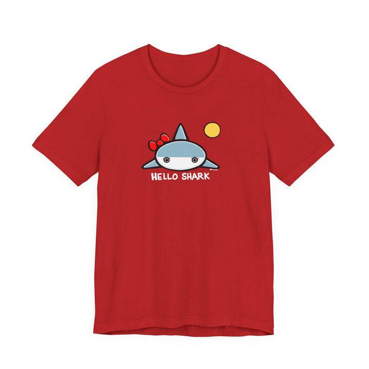 Hello Shark Unisex Soft Cotton T-Shirt