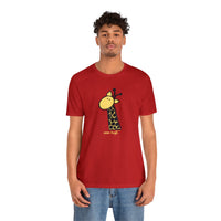 Aim High Giraffe Unisex Soft Cotton T-Shirt