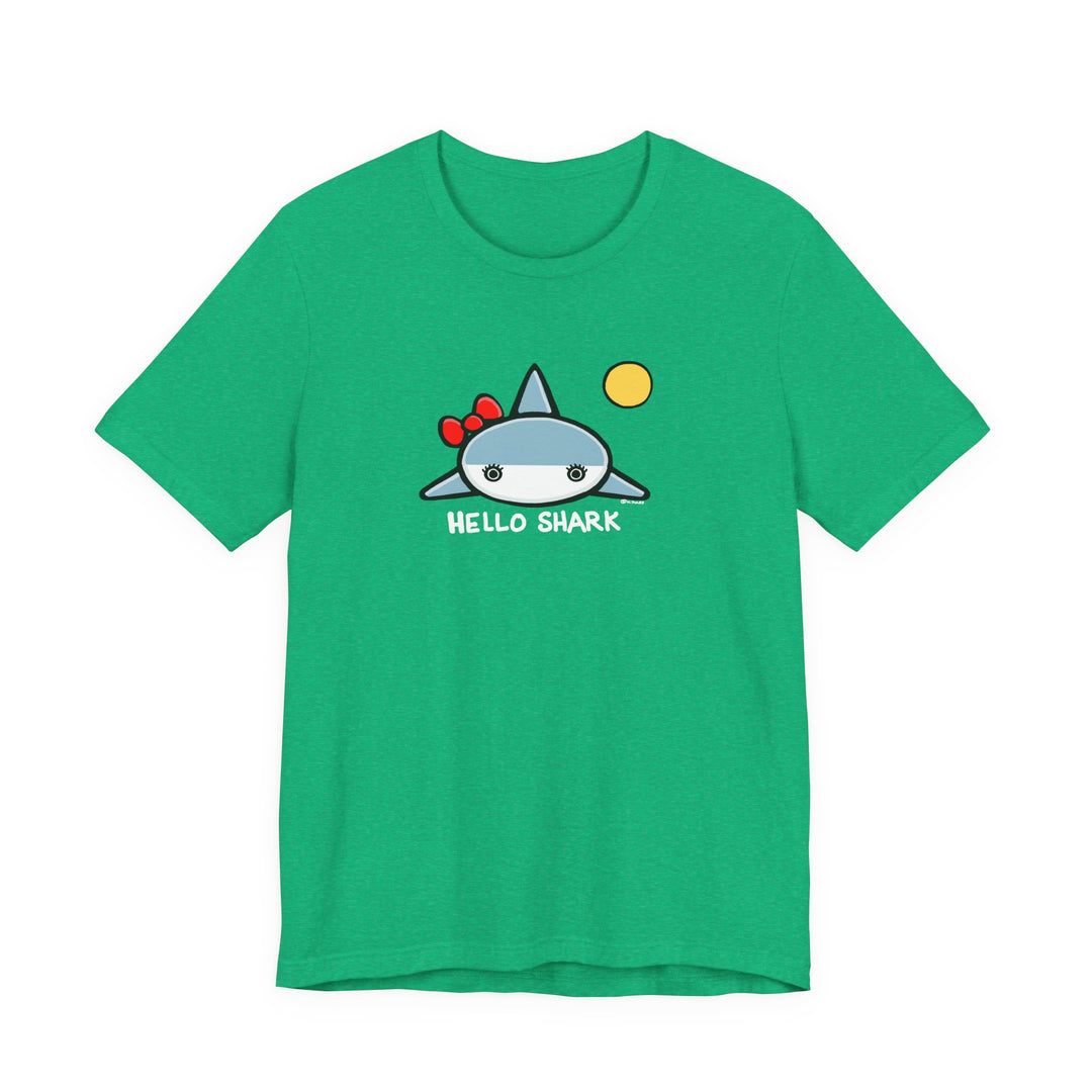Hello Shark Unisex Soft Cotton T-Shirt