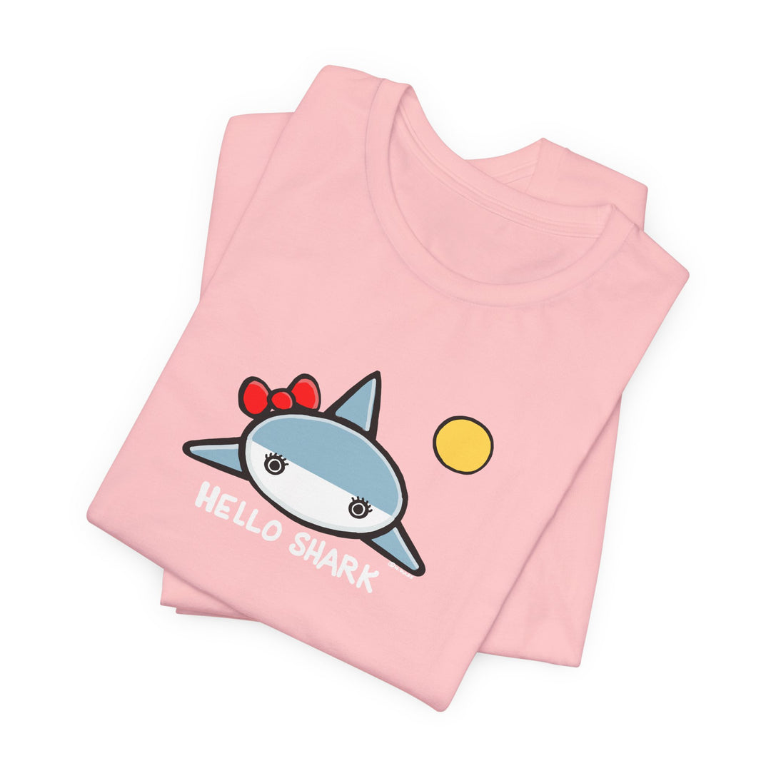 Hello Shark Unisex Soft Cotton T-Shirt