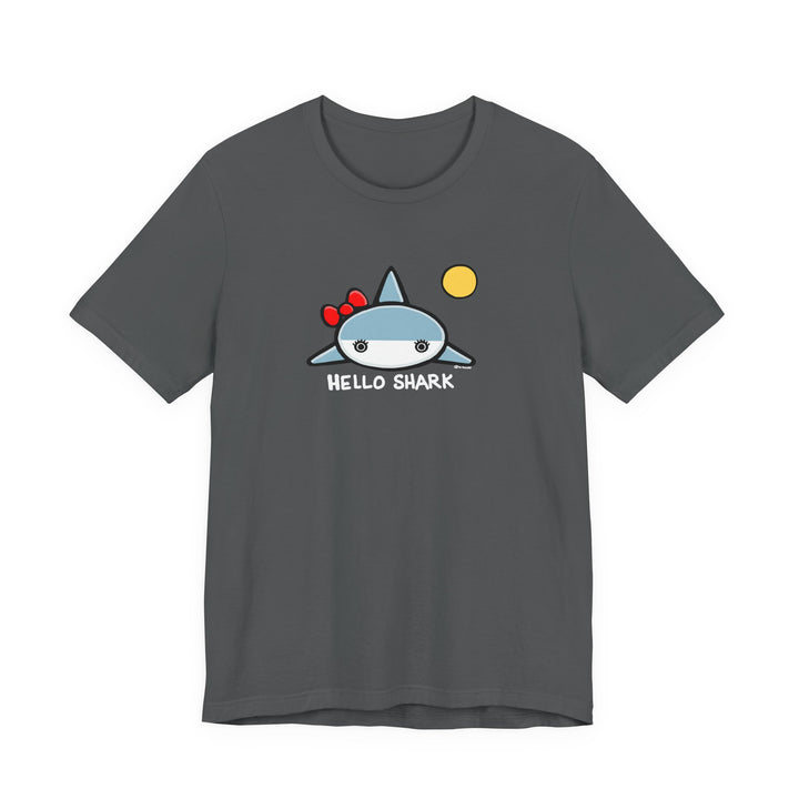 Hello Shark Unisex Soft Cotton T-Shirt