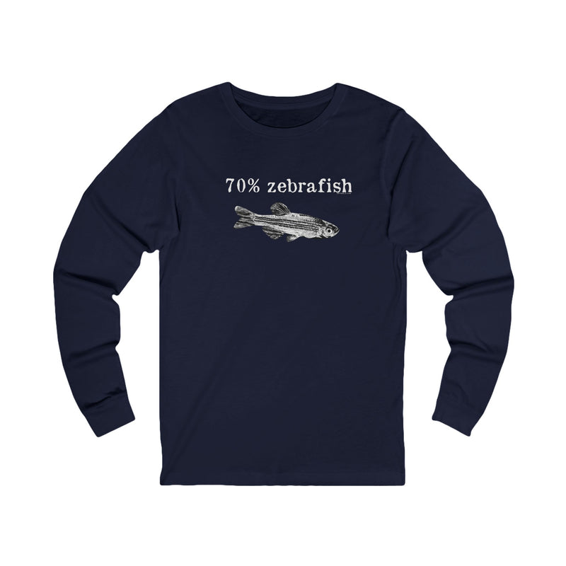 70% Zebrafish Unisex Jersey Long Sleeve Tee