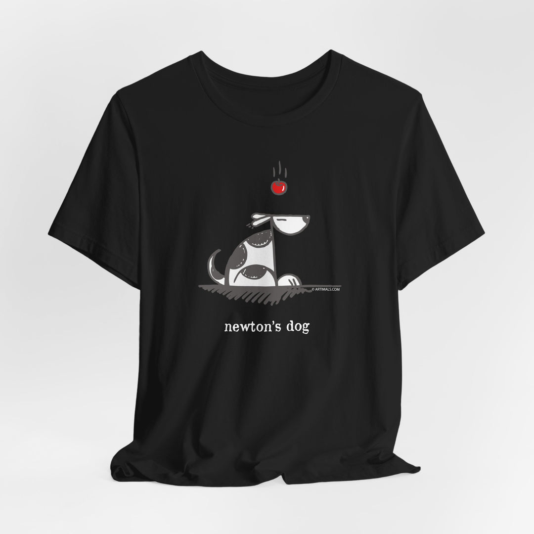 Newtons Dog Unisex Soft Cotton T-Shirt