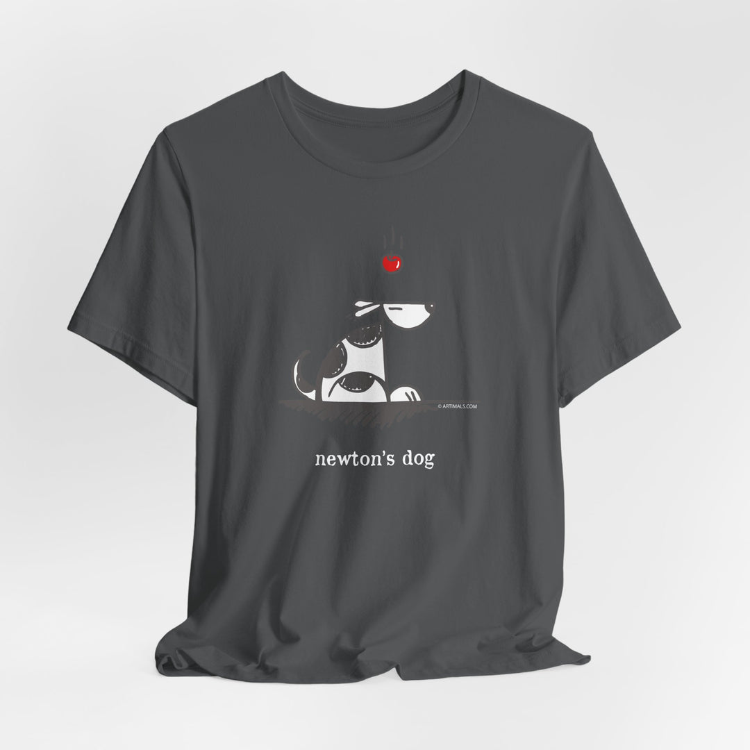 Newtons Dog Unisex Soft Cotton T-Shirt