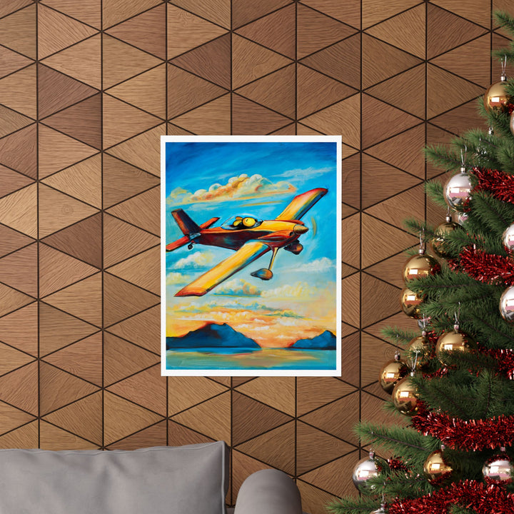 RV4 Pilot Dog Premium Matte vertical posters