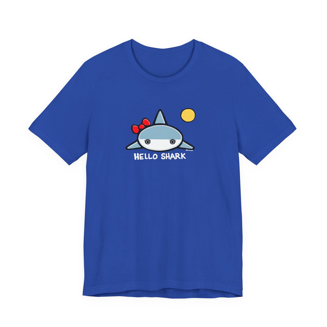 Hello Shark Unisex Soft Cotton T-Shirt