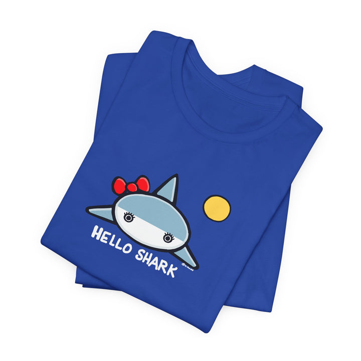 Hello Shark Unisex Soft Cotton T-Shirt