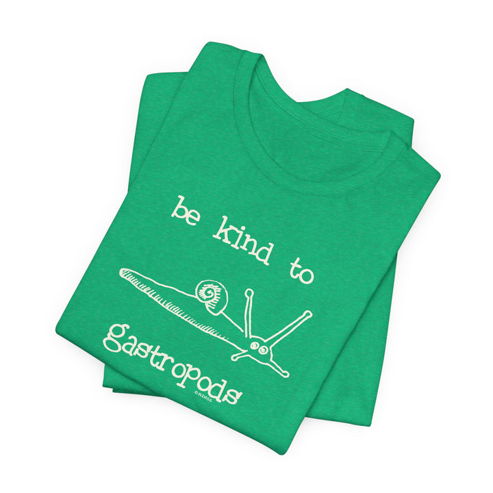 Be Kind to Gastropods Unisex Soft Cotton T-Shirt