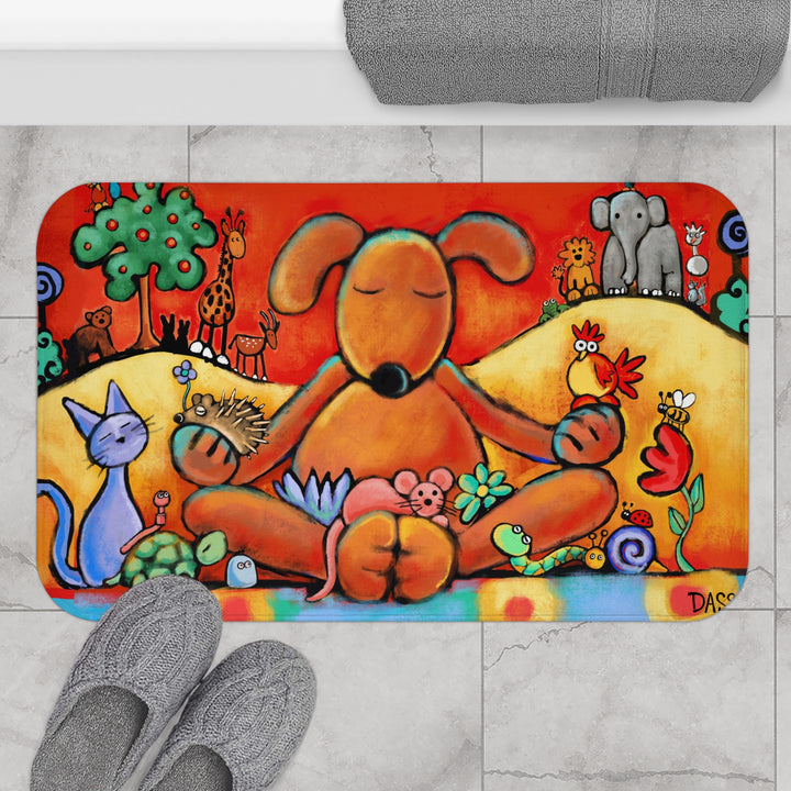 Doggie Lama | Plush Bath Mat