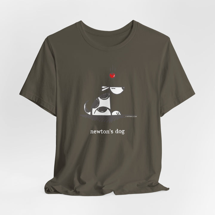 Newtons Dog Unisex Soft Cotton T-Shirt