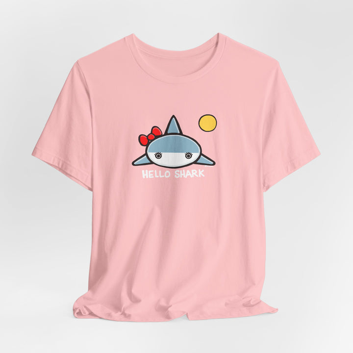 Hello Shark Unisex Soft Cotton T-Shirt